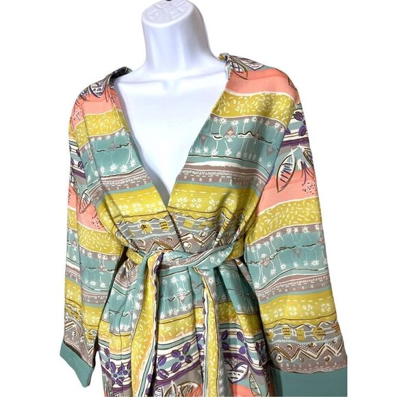 Vintage Drapers & Damon’s Kimono Cardigan Size M Petite - Picture 2 of 11